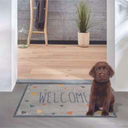 Rackhams Washable Welcome Love 50x75 cm Mat - thumbnail 3