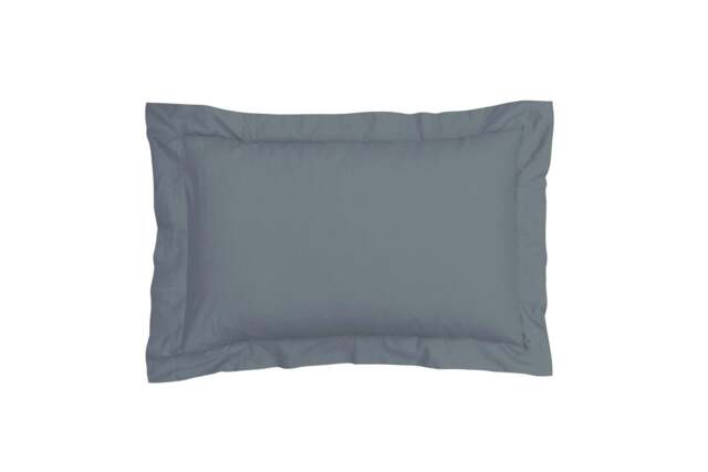 Rackhams Pure Cotton Oxford Pillowcase - Charcoal - Pillowcase (63 x 89cm)