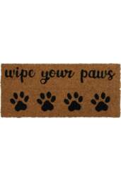 Rackhams Derby Doormat Insert Wipe Your Paws (23X53cm)
