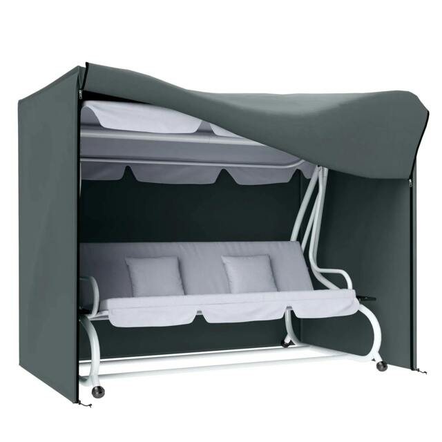Rackhams 220 x 125cm Three-Seater Swing Chair Protective Cover - Grey