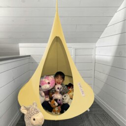 Rackhams Bebo Hanging Chair - Lemonade - thumbnail 3