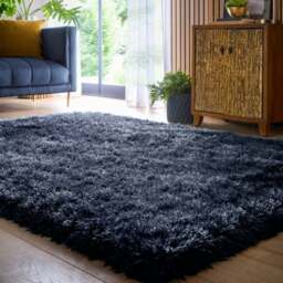 Rackhams Decadence Plush Blue Rug 60x120 cm - 60X120 cm - thumbnail 4