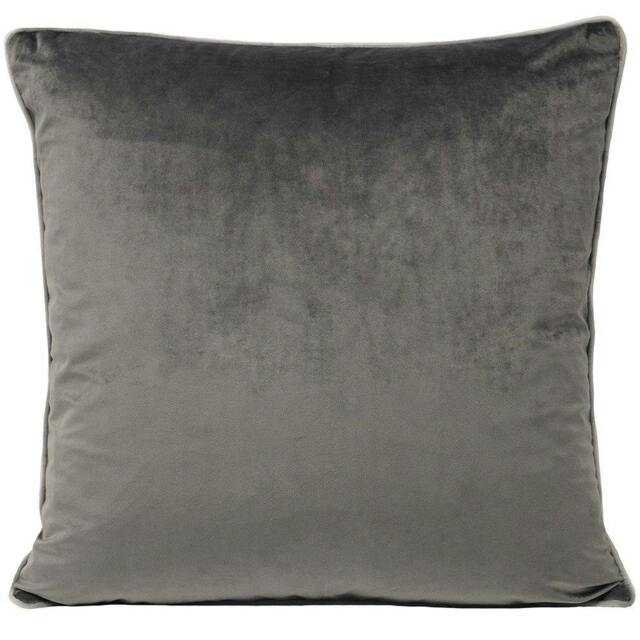 Rackhams Meridian Cushion Cover - Charcoal/Dove Grey - 55x55cm - Charcoal/Dove Grey - 100% Polyester