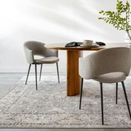 Rackhams Becki Owens Davina-Vintage Grey Brown Traditional Boho Rug - 200 x 275 cm - thumbnail 1