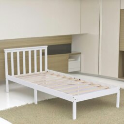 Rackhams Pine Single 3ft Bed Frame White - thumbnail 4