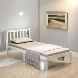 Rackhams Pine Single 3ft Bed Frame White - thumbnail 6