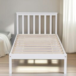 Rackhams Pine Single 3ft Bed Frame White - thumbnail 5