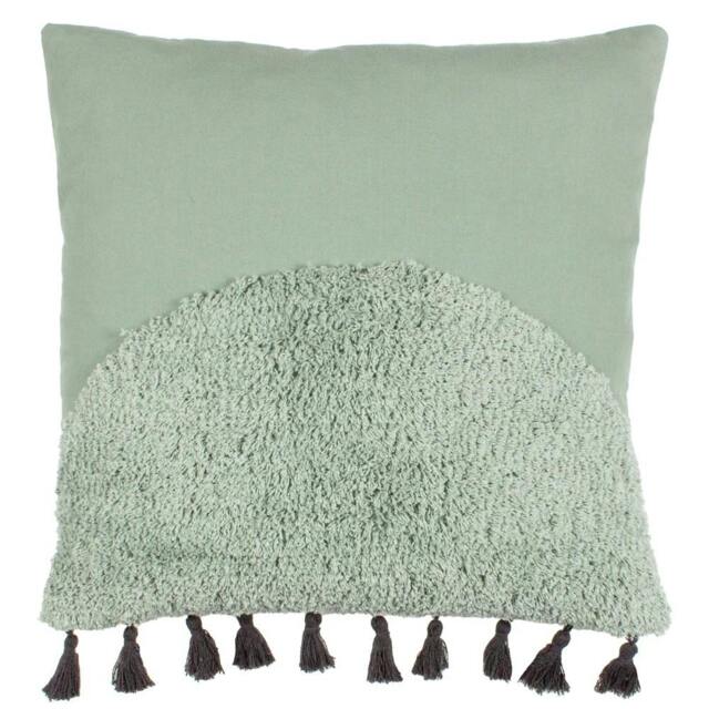 Rackhams Radiance Cushion Cover - Eucalyptus - 45cm x 45cm - Eucalyptus - 100% Cotton - image 1