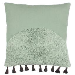Rackhams Radiance Cushion Cover - Eucalyptus - 45cm x 45cm - Eucalyptus - 100% Cotton - thumbnail 2