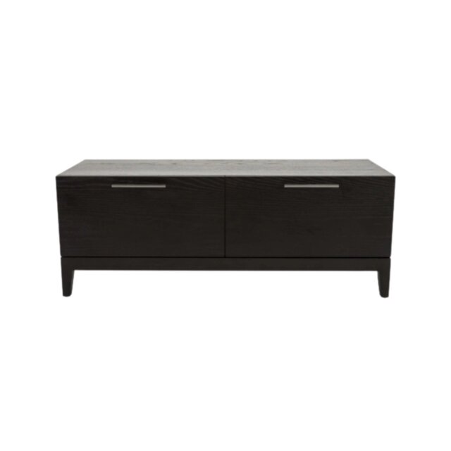 Rackhams Peony TV Unit - Wenge (Black Stained Oak) Veneer - Wenge (Black Stained Oak) - image 1