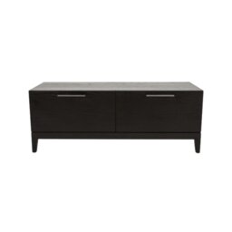 Rackhams Peony TV Unit - Wenge (Black Stained Oak) Veneer - Wenge (Black Stained Oak)