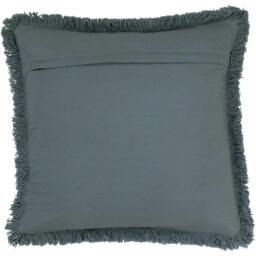 Rackhams Sienna Cushion Cover - Teal - One Size - Teal - 100% Cotton - thumbnail 2