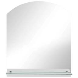 Rackhams Wall Mirror with Shelf 30x50 cm Tempered Glass - thumbnail 3