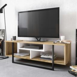 "Rackhams Asal Modern Tv Stand TV Unit TV Cabinet for TV's up to 55"" - Walnut Black" - thumbnail 4