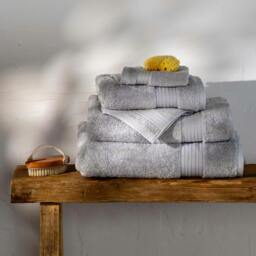 Rackhams Light Grey Egyptian Cotton Bath Sheet - Single - Bath Sheet - thumbnail 1