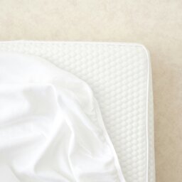 Rackhams Premium Organic 100% Cotton Fitted Sheet to fit Ikea Cot – 160 x 70 cm - 160 x 70 cm - Fitted Sheet - thumbnail 1