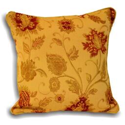 Rackhams Zurich Cushion Cover - Gold - 45x45cm - Gold - 100% Polyester