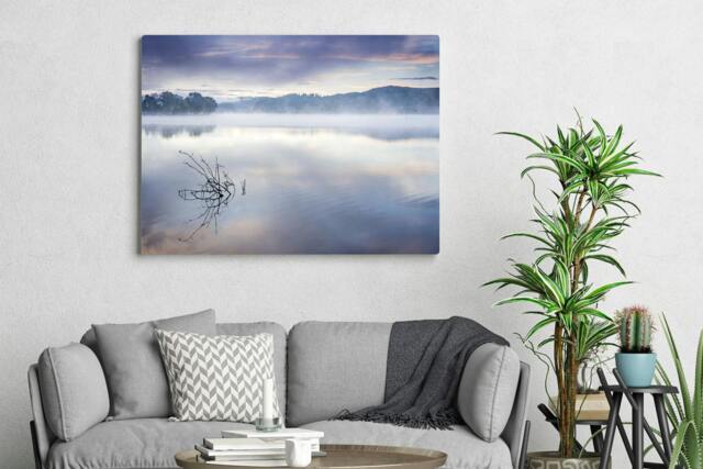 Rackhams Misty Morning, Loch Ard - Framed Print 20 x 16 inch - image 1