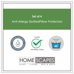 Rackhams Anti Allergy Pillow Protectors, Pack of 4 - thumbnail 2