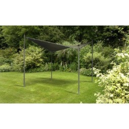 Rackhams 3m x 3m Sail Gazebo Grey - thumbnail 2
