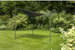 Rackhams 3m x 3m Sail Gazebo Grey - thumbnail 1