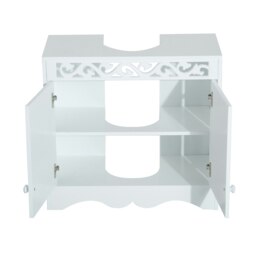 Rackhams Sink Cabinet Basin Bathroom Cupboard Shelf Storage Unit Furniture - thumbnail 5