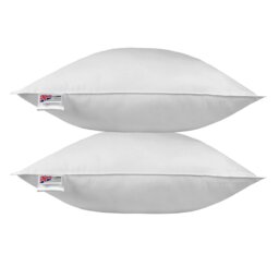 "Rackhams Duck Feather Euro Continental Square Pillow Pair - 80cm x 80cm (32""x32"")" - thumbnail 1