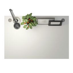 Rackhams Prima Desk 120 cm in White with Silver grey steel legs - White & Grey - 80.1 - 75 - thumbnail 4