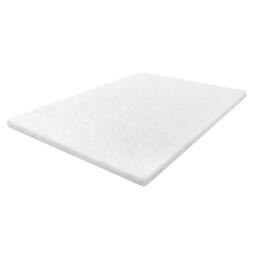 Rackhams Double Mattress Topper 5cm Memory Foam Bamboo Charcoal Washable Non Slip - thumbnail 1