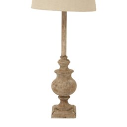 Rackhams Chiaro Candlestick Table Lamp - Brown - One Size - Brown - 100% Mixed - thumbnail 3
