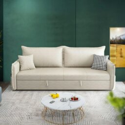 Rackhams SB172 Two Seater Sofa Bed - 216cm - Color 2 Dark Grey - thumbnail 2