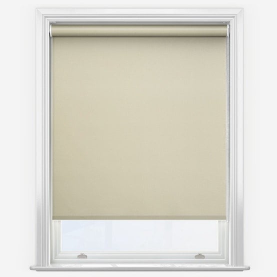 Rackhams Oyster Trimmable Thermal Blackout Roller Blinds - 160cm - image 1