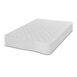 Rackhams Hybrid Spring and Memory Foam Mattress - Soft Firmness - White - 1 - 4ft Small Double Mattress (120cm x 190cm)