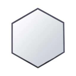 Rackhams Wall Mounted Modern Hexagon Vanity Mirror for Living Room Bathroom - thumbnail 3