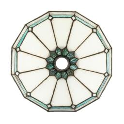 Rackhams Chic 1920s Shabby Chic Pendant Light Shade with Metal Scrollwork Decor - thumbnail 5