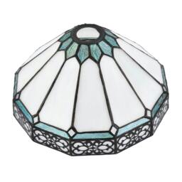 Rackhams Chic 1920s Shabby Chic Pendant Light Shade with Metal Scrollwork Decor - thumbnail 4