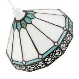Rackhams Chic 1920s Shabby Chic Pendant Light Shade with Metal Scrollwork Decor - thumbnail 6