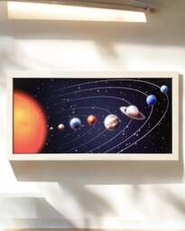 Rackhams Solar System Wall Art Print, Framed Space Poster for Star Gazers - thumbnail 5