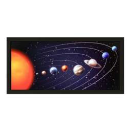 Rackhams Solar System Wall Art Print, Framed Space Poster for Star Gazers - thumbnail 1