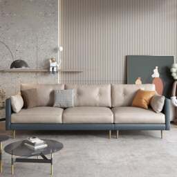 Rackhams Noel L311 Two Seater Sofa, Armchair, Leathaire - Grey - Armchair - thumbnail 2