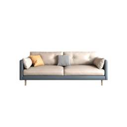 Rackhams Noel L311 Two Seater Sofa, Armchair, Leathaire - Grey - Armchair - thumbnail 6