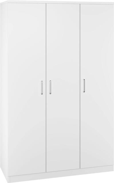 Rackhams Dakota 3 Door Triple Wardrobe - White - image 1