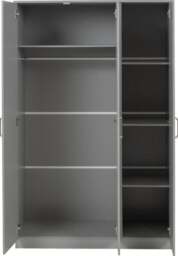 Rackhams Dakota 3 Door Triple Wardrobe - White - thumbnail 4