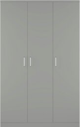 Rackhams Dakota 3 Door Triple Wardrobe - White - thumbnail 3