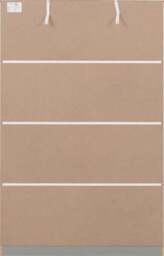 Rackhams Dakota 3 Door Triple Wardrobe - White - thumbnail 6