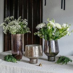 Rackhams Opulent Metallic Tall Vase - Metallic Bronze - thumbnail 2