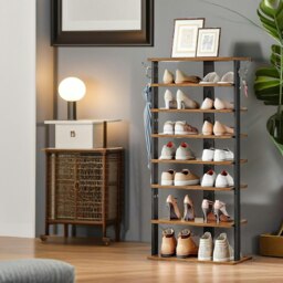 Rackhams 8 Tier Wide Shoe Rack - thumbnail 5