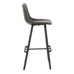 Rackhams I_Oregon Bar Chair in Black Set of 2 - 1 - thumbnail 3