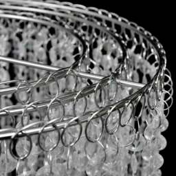 Rackhams Crystal Pendant Chandelier 26 x 70 cm - thumbnail 4