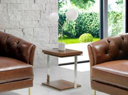 Rackhams Table Lamp in White Marble, Golden Steel and White Glass 8050 - thumbnail 3